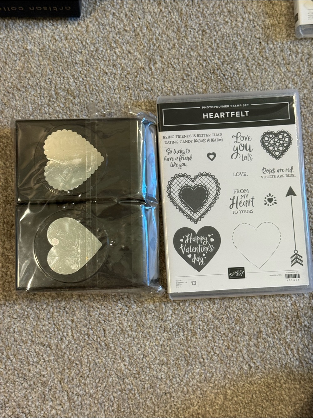 Stampin’ Up! Heartfelt Stamp Set & Heart Punch Pack Bundle